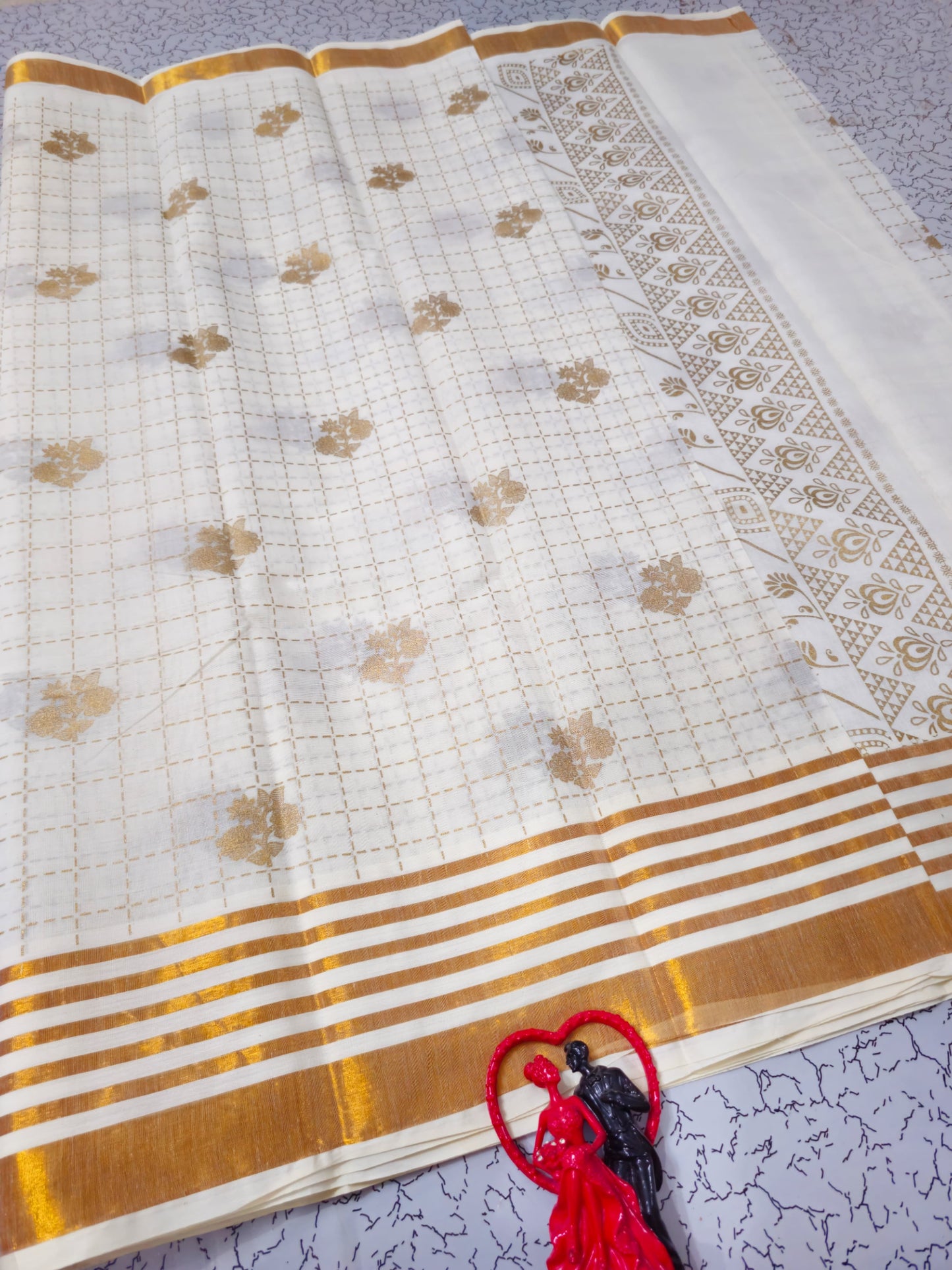 PRINTED WORK Kerala COTTON SAREES