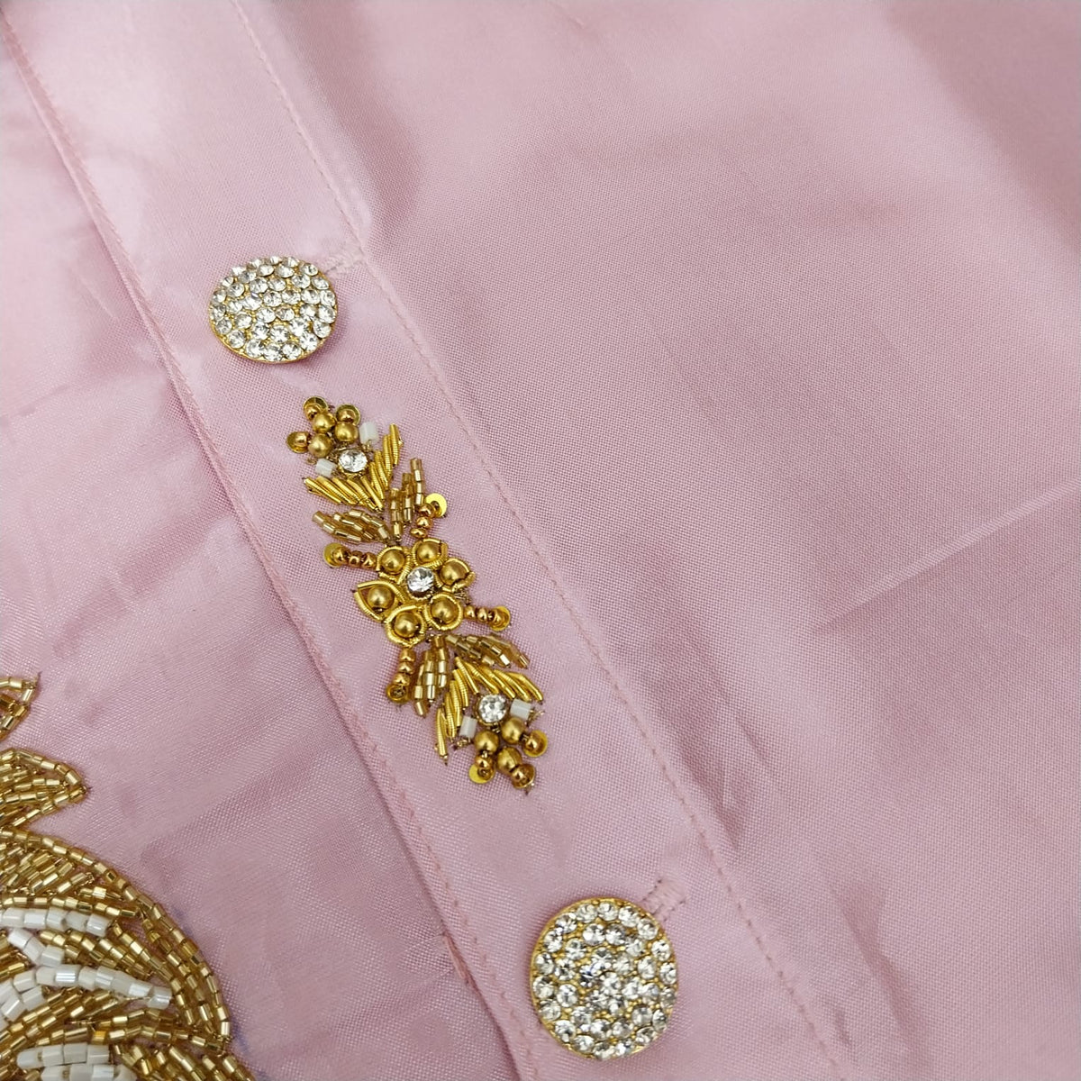 Pure Silk Dhoti Set for Men – Hand Embroidered Aari Work Wedding Wear RIW05