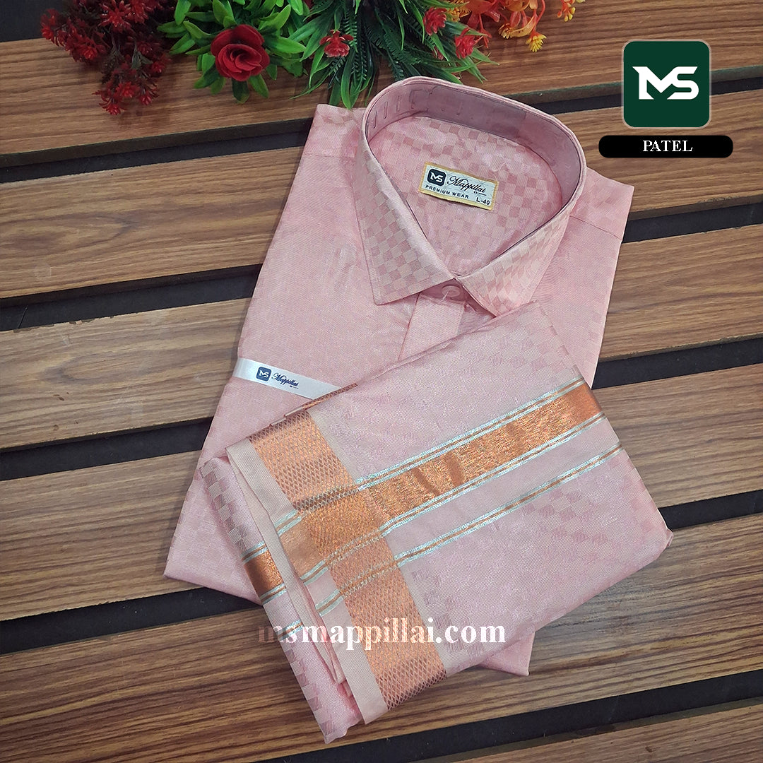 Premium Shirt and Dhoti - Patel
