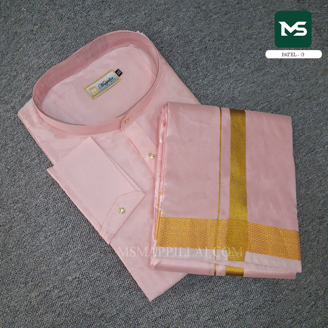 Royal Kurta Dhoti set Patel - Gold