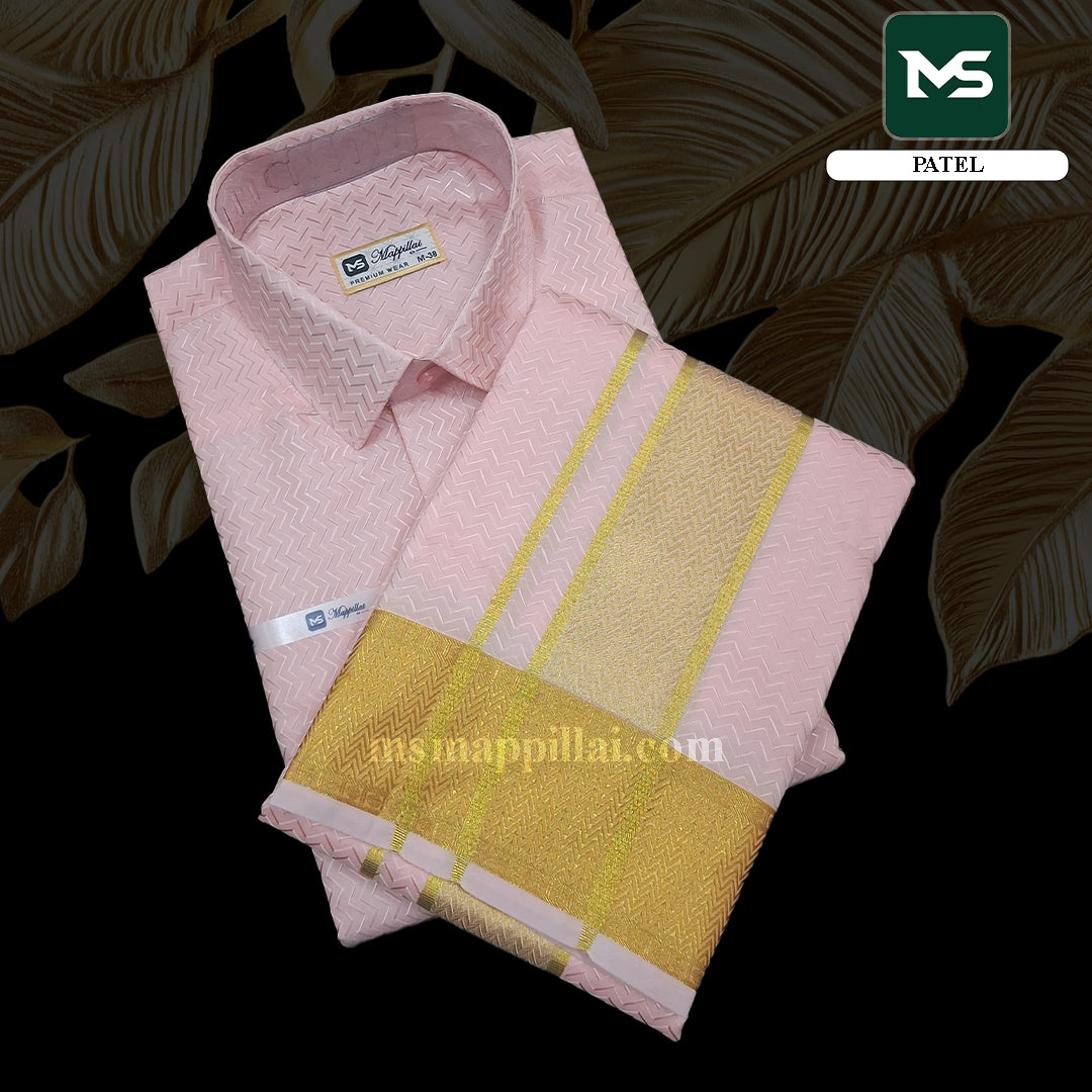 Muhurtham Silk Shirt and Dhoti - Patel