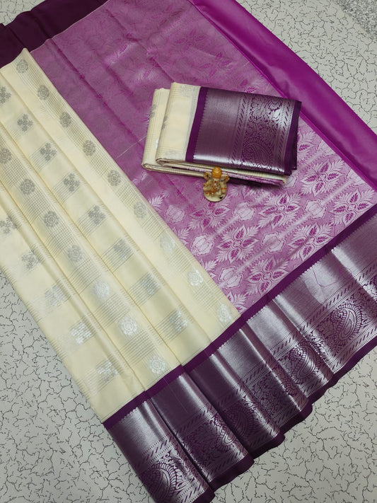 MANGALYAM KORVAI KOTTANJI TANA SOFT SILK SAREE 05