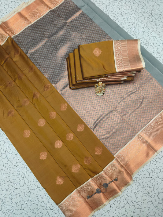 MANGALYAM KORVAI KOTTANJI TANA SOFT SILK SAREE 15