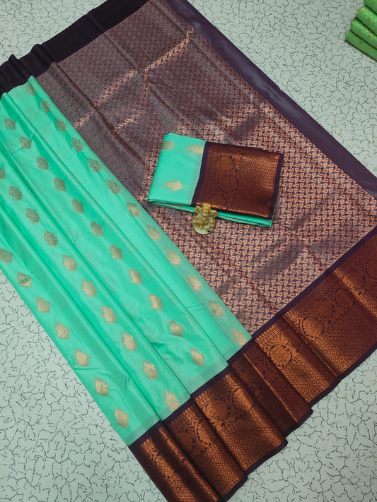 MANGALYAM KORVAI KOTTANJI TANA SOFT SILK SAREE 19/29
