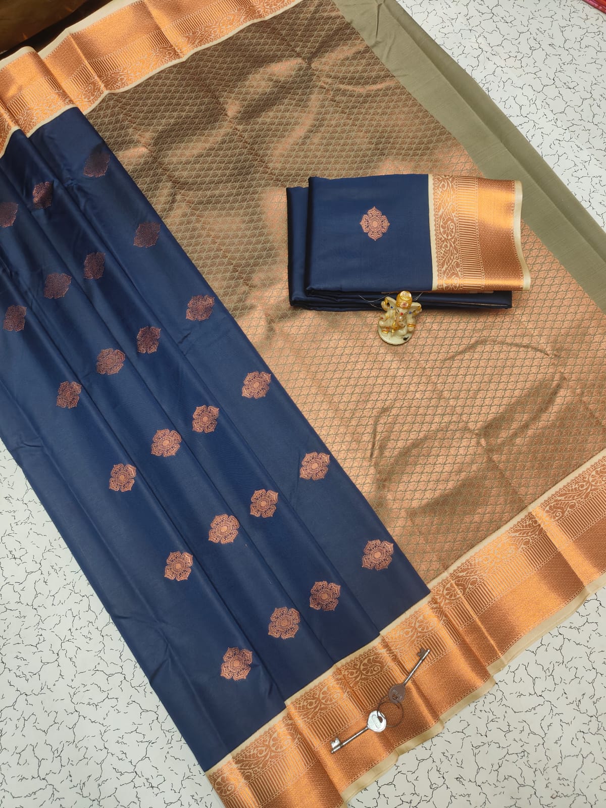MANGALYAM KORVAI KOTTANJI TANA SOFT SILK SAREE 23/29