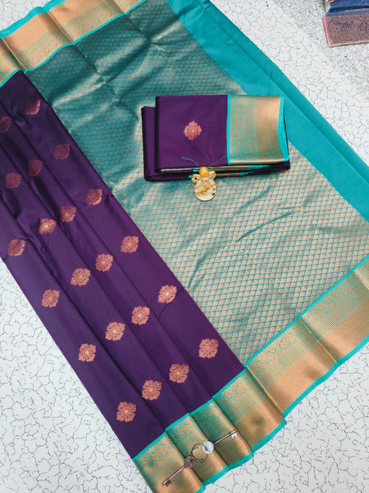 MANGALYAM KORVAI KOTTANJI TANA SOFT SILK SAREE 29/29