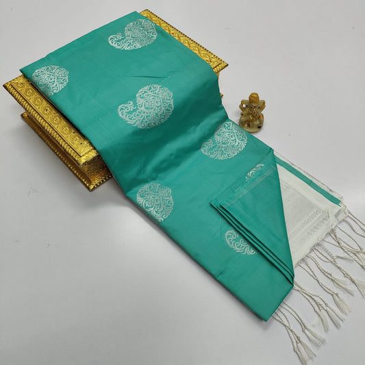 ARANI SOFT SILK WITH EMBOSSED WEDDING SAREES
