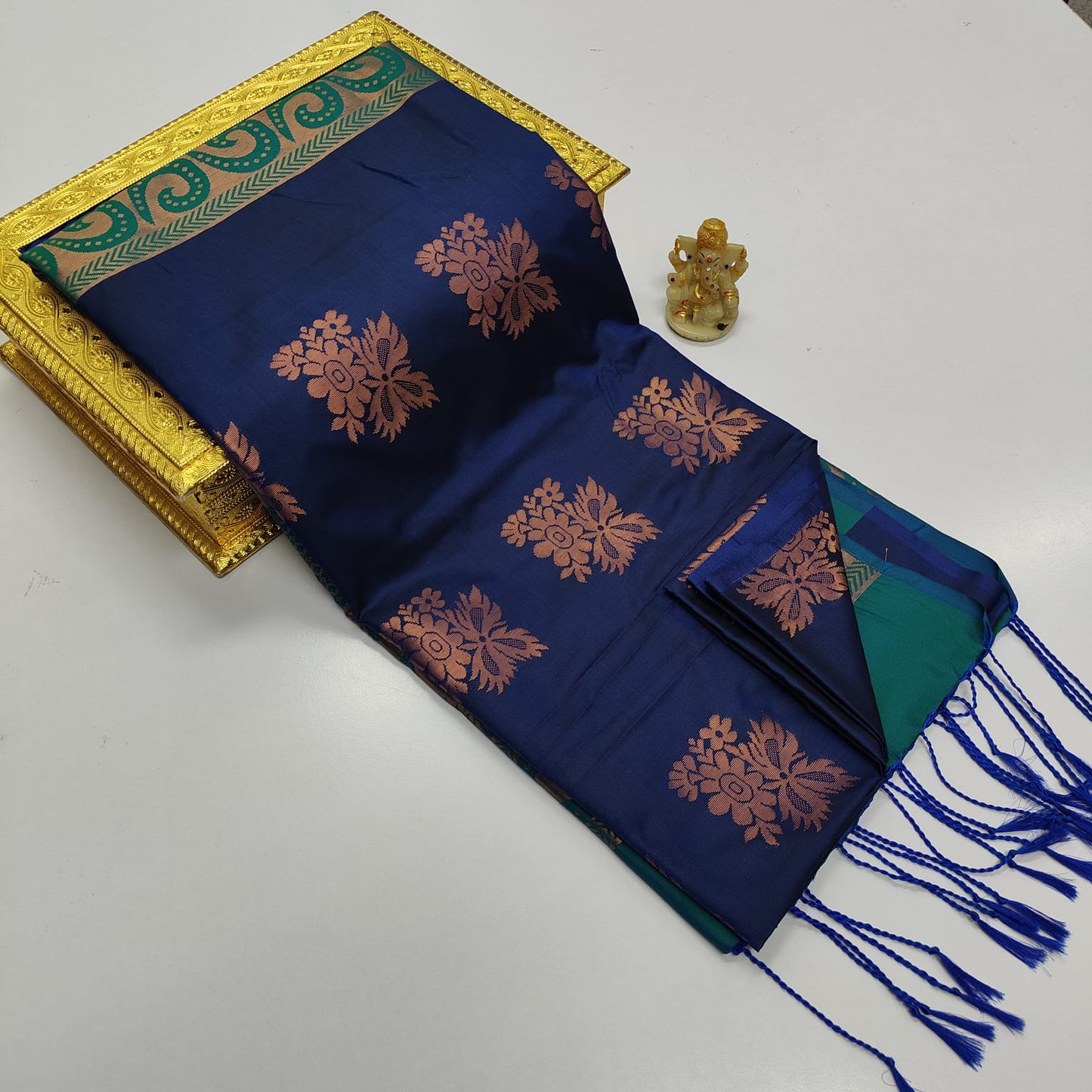 ARANI SOFT SILK WITH EMBOSSED WEDDING SAREES