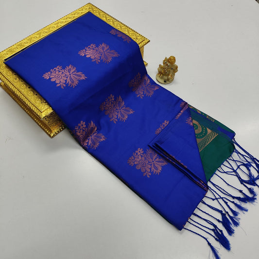 ARANI SOFT SILK WITH EMBOSSED WEDDING SAREES