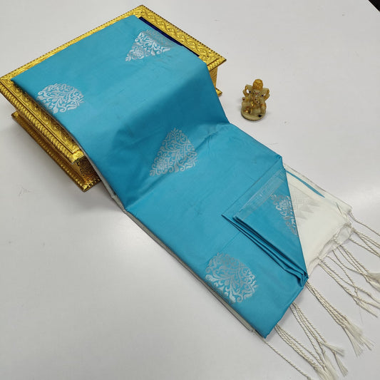 ARANI SOFT SILK WITH EMBOSSED WEDDING SAREES