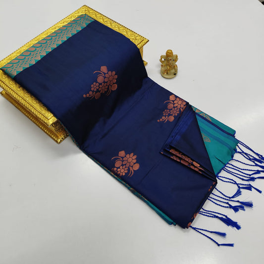 ARANI SOFT SILK WITH EMBOSSED WEDDING SAREES