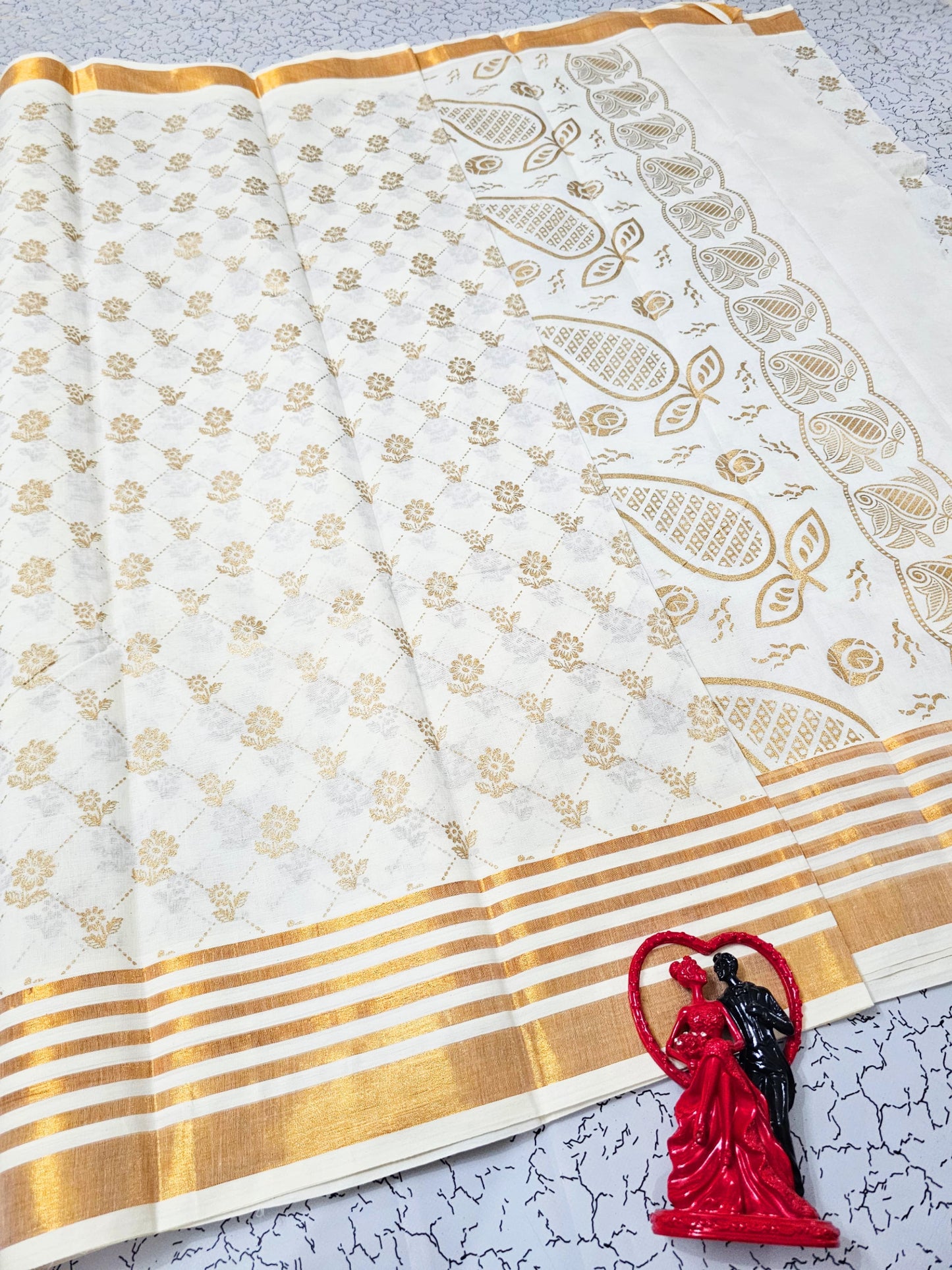 PRINTED WORK Kerala COTTON SAREES