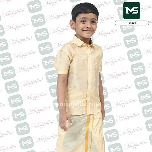 Kutti Mappillai for kids Shirt and Dhoti Beach